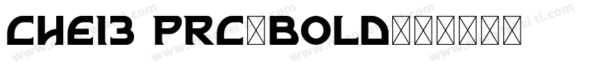 chei3 PRC-bold字体转换